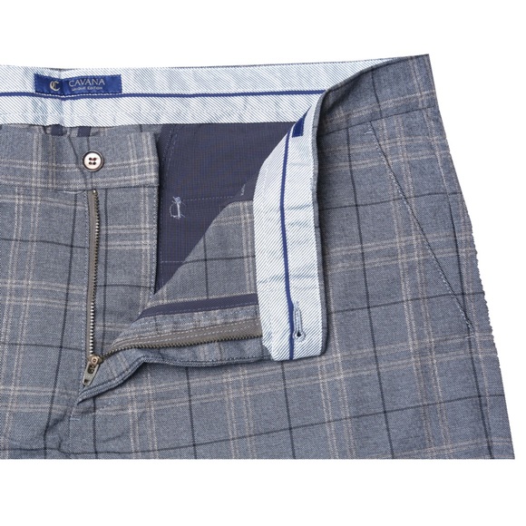 Cavana Men Slim Fit Checked Trouser - Picture 8 of 8